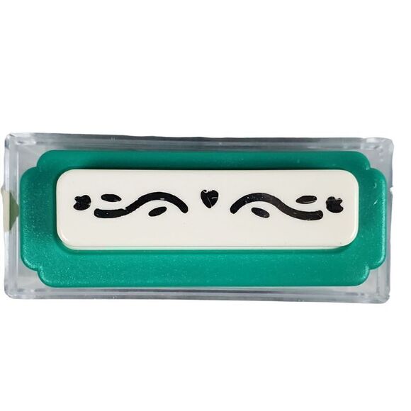 Decorative Border Punch Lot of 2 Marvy Uchida Emagination Ribbon Heart New Used - Picture 2 of 9